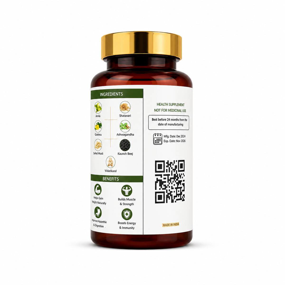 HERBAL MASS WEIGHT GAINER